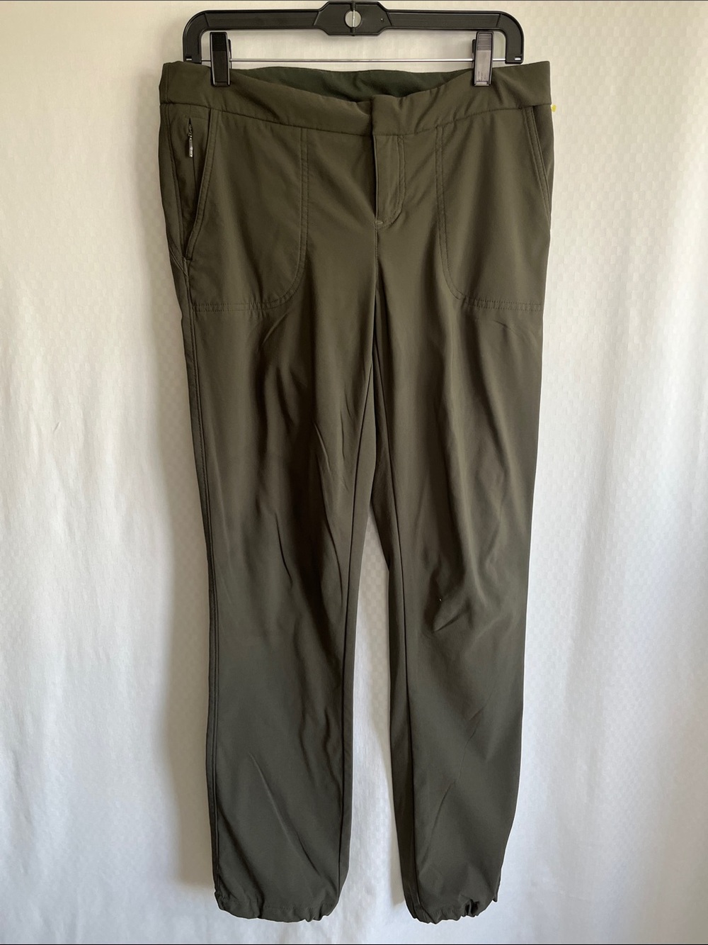 Athleta Jogger Pants Women's Size 10 Olive Green Stretch High-Rise